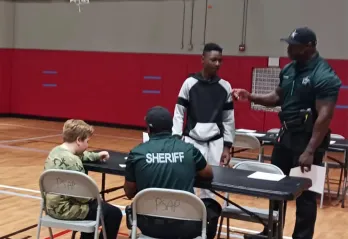 Pinellas County Sherriff’s Office at the Boys’ Mentoring Program