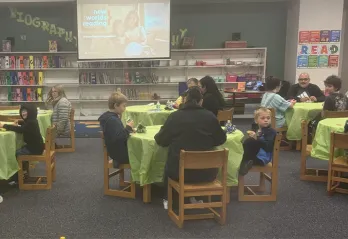 Gills New World Reading Event at Sunray Elementary school