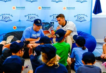 Camp Coast Reading with Rays for summer. 