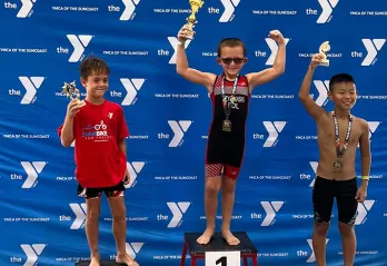 Triathlon YMCA kids Greater Palm Harbor.  