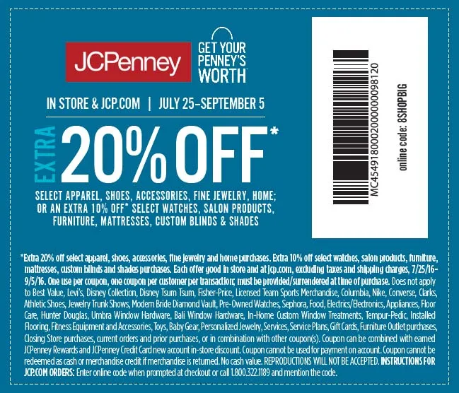 JCP Coupon