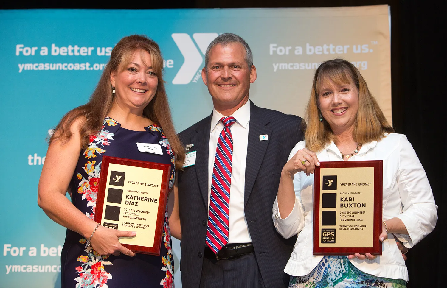 Kari and Kathy with Scott