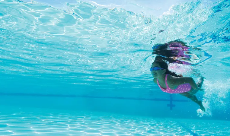 Citrus YMCA camper swimming