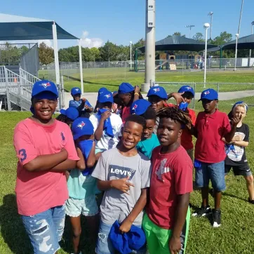 Ridgecrest Camp Boys at Rays Game