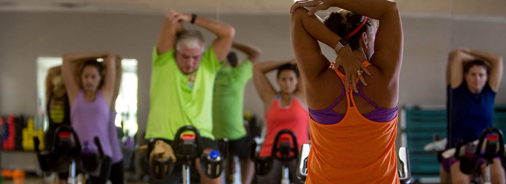 North Pinellas YMCA spin class