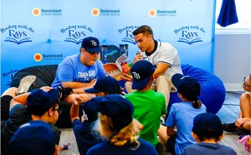 Camp Coast Reading with Rays for summer. 